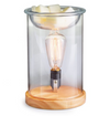 Wood & Glass Vintage Edison Bulb Wax Melt Warmer